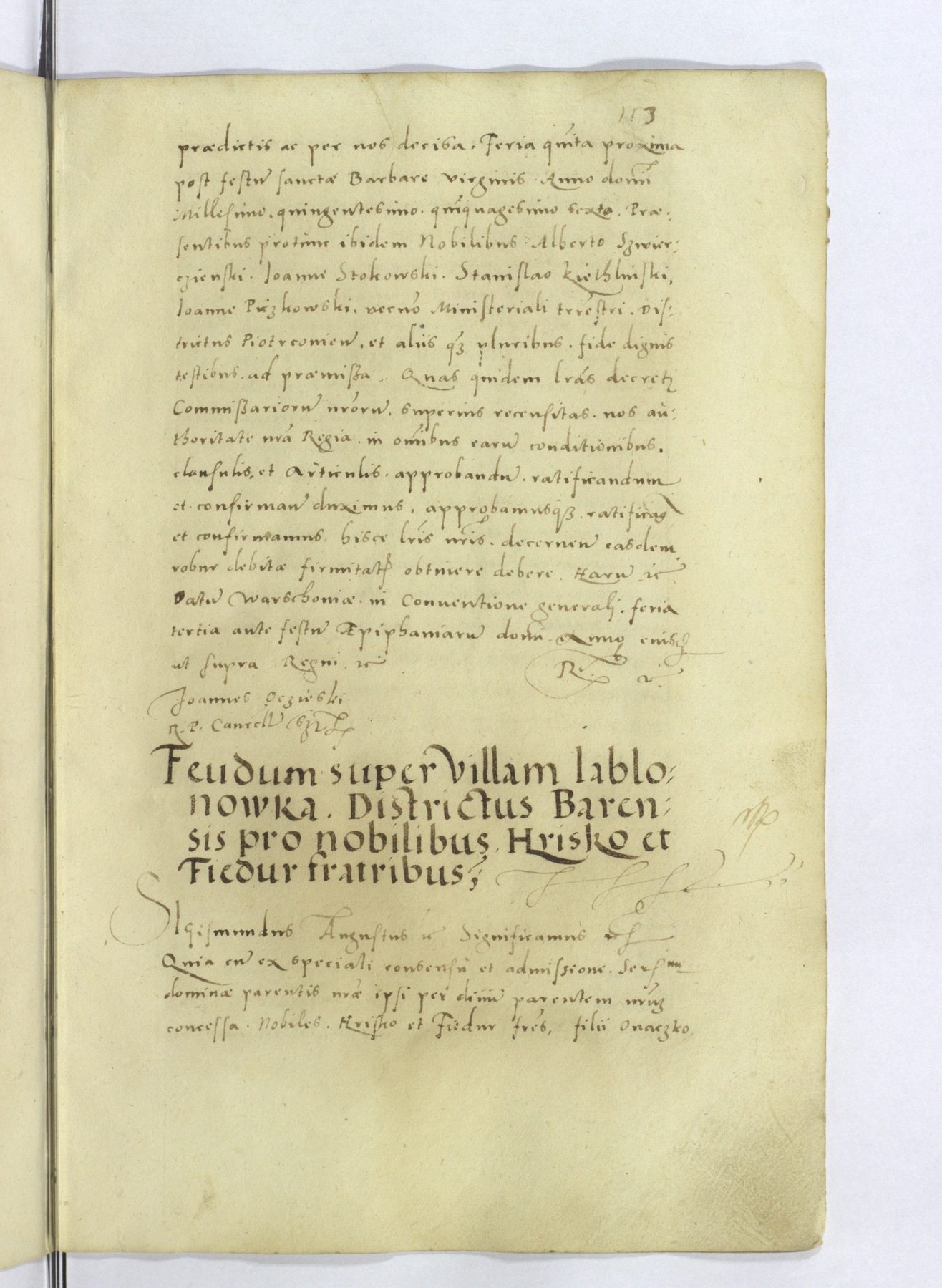 MK 90 k. 196 — przywilej dla synów Onaczki, 1557